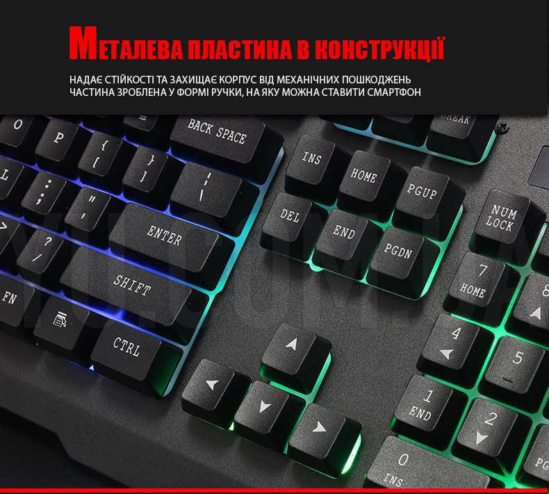 Ігрова клавіатура провідна з підсвічуванням iMICE AK-400 Ігрова клавіатура провідна з підсвічуванням iMICE AK-400
